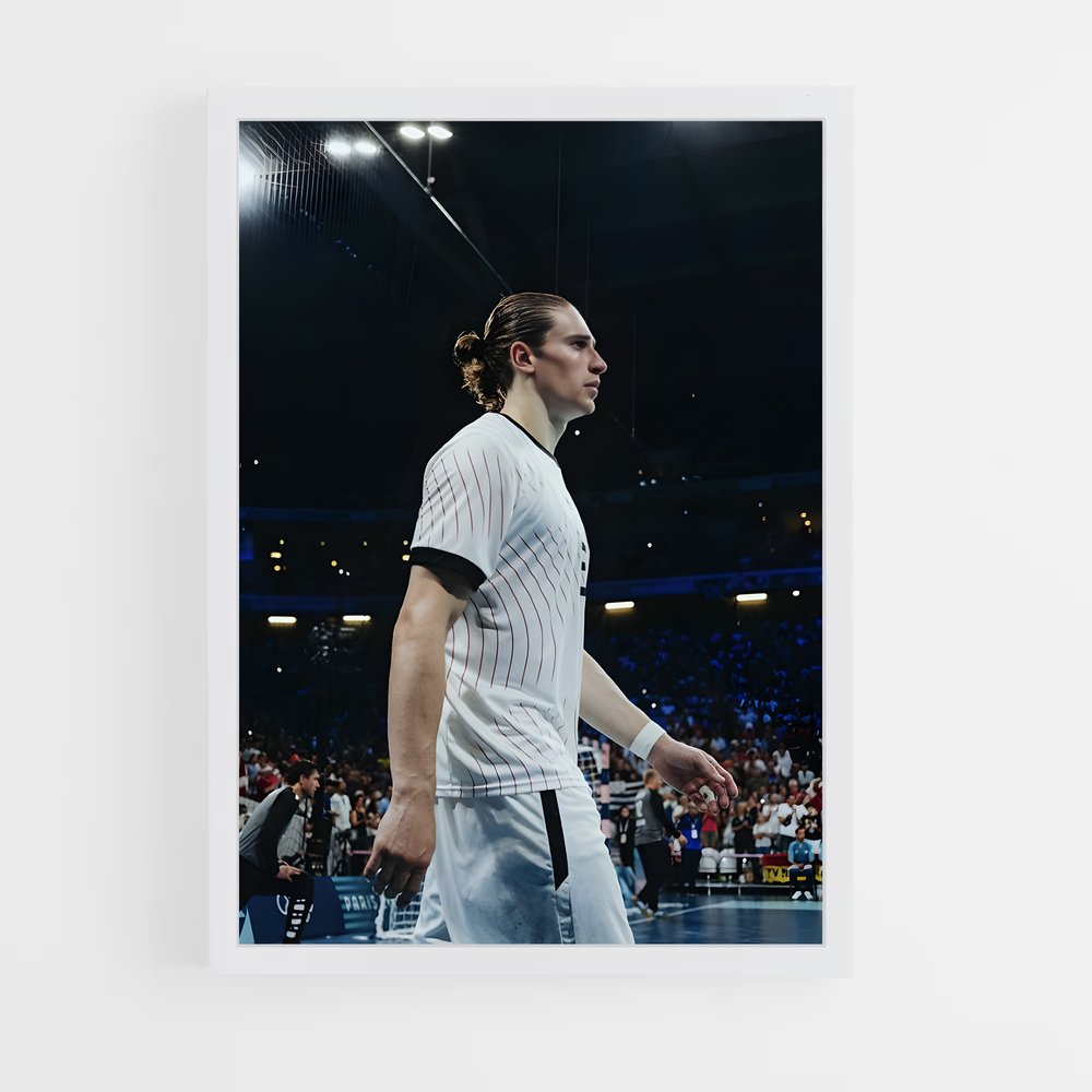 Poster Pas de Foulée – affiche Handball (vue 3)